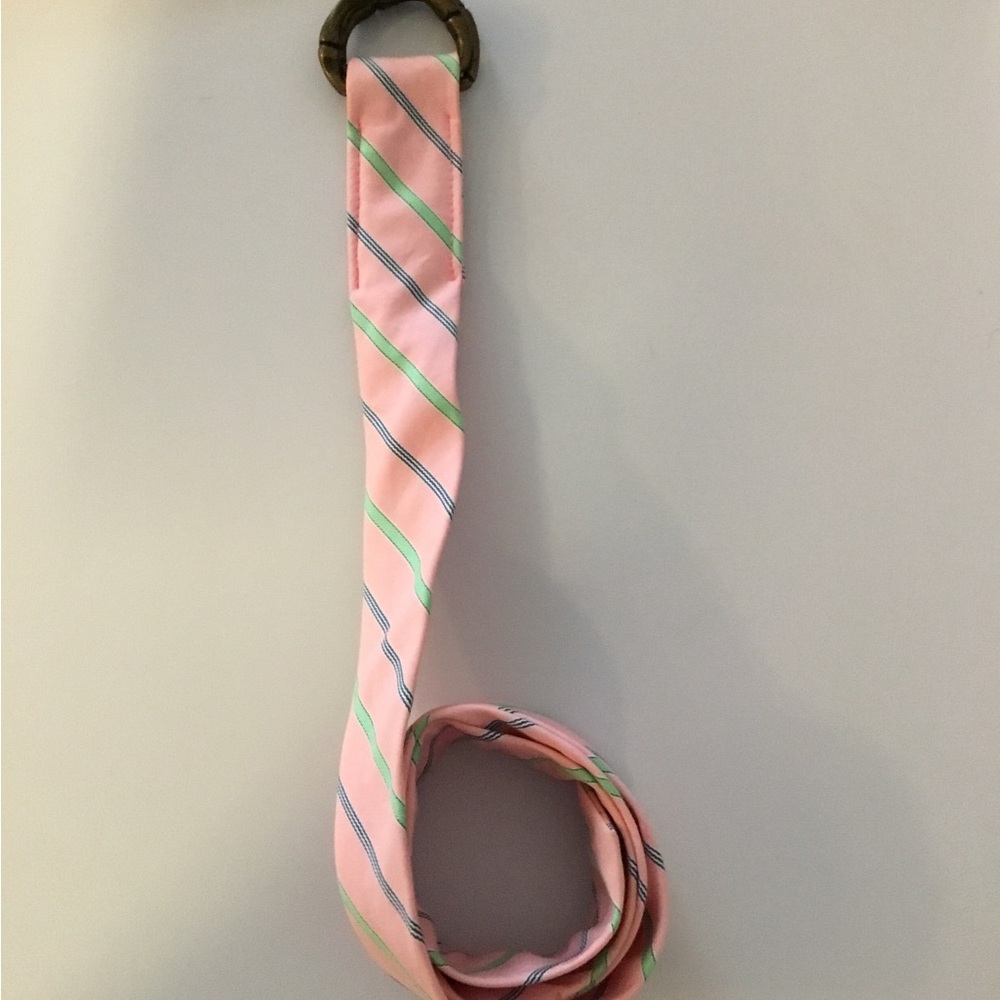 Pink Striped Belt
